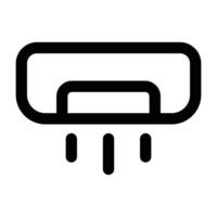 Simple AC icon. The icon can be used for websites, print templates, presentation templates, illustrations, etc vector