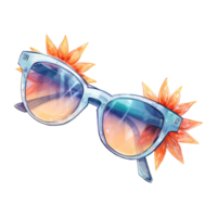 Sun glasses Isolated Detailed Watercolor Hand Drawn Painting Illustration png