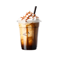 Ice coffee cup isolated transparent background png