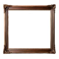 natural de madera foto marco transparente antecedentes png