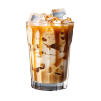 Ice coffee cup isolated transparent background png