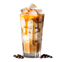 Ice coffee cup isolated transparent background png