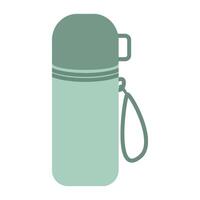 Water bottle camping vector