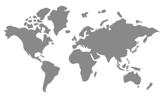 ilustración del mapa del mundo png