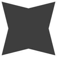 Star und funkeln Symbol. schwarz Starburst Design und funkeln Symbol. png