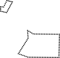 dot line drawing of equatorial guinea map. png