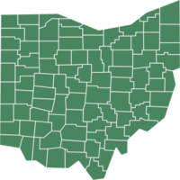 outline drawing of ohio state map. png