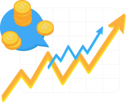 gráfico gráfico, 3d elemento png