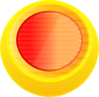 3D circle button, Empty button, 3D Element png