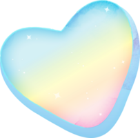 acuarela corazón forma ilustración png