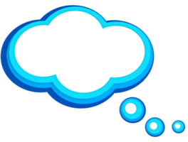 süß Wolke abstrakt, Papier Schnitt Illustration png