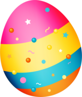 Decorate egg Easter cute element png