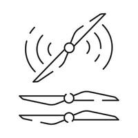 Drone line icon. Included the icons as drone, remote, controller, radar, map, signal and more. vector