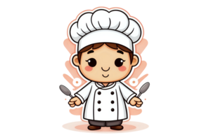 chefe de cozinha com uma panela png