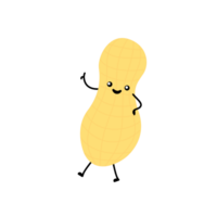 Illustration of a Peanut Character Pointing to Himself png