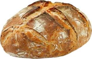 artisan levain pain avec croustillant texture. png