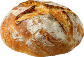 artisan levain pain avec croustillant texture. png