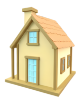 3D Illustration house png