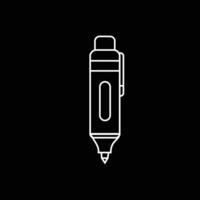 pen marker line art icon logo design template , marker minimal logo design vector