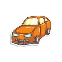 cartoon cute car transportation illustration art vector