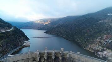 Aerial View of Dam video