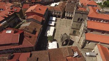 historisch Stadt Center von Guimaraes, Portugal video