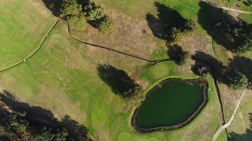 Flying Over Golf Course video