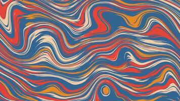 abstract background with orange, blue and red swirls video