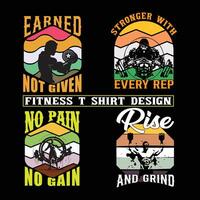 Gym t shirt design bundle the body achives what the mind believes vector