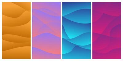 abstract background with wavy lines illustration vector