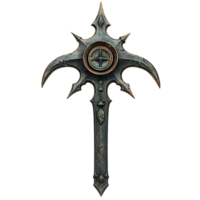 Morning star weapon on isolated transparent background png