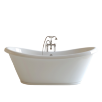 Bathtub on isolated transparent background png