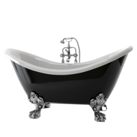 Bathtub on isolated transparent background png