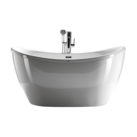 Bathtub on isolated transparent background png