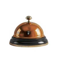 Desk bell on isolated transparent background png