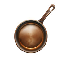 Frying pan on isolated transparent background png