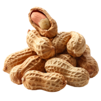 Peanuts on isolated transparent background png