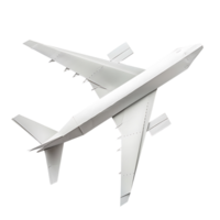 wit papier vliegtuig Aan geïsoleerd transparant achtergrond png