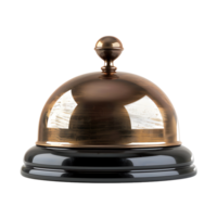 Desk bell on isolated transparent background png