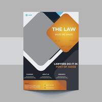 Law firm flyer template. Law Firm And Consultancy Flyer.Legal law firm flyer poster leaflet template design vector