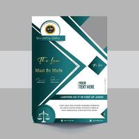 Law firm flyer template. Law Firm And Consultancy Flyer.Legal law firm flyer poster leaflet template design vector