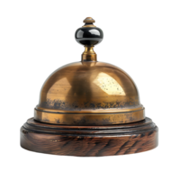 Desk bell on isolated transparent background png