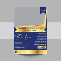 Law firm flyer template. Law Firm And Consultancy Flyer.Legal law firm flyer poster leaflet template design vector