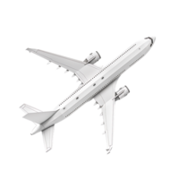 branco papel avião em isolado transparente fundo png