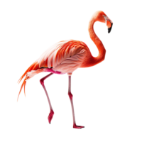 flamingo på isolerat transparent bakgrund png