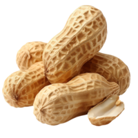 Peanuts on isolated transparent background png