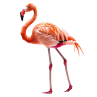 flamingo på isolerat transparent bakgrund png