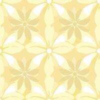 flower pattern in full bloom with a gold background vector
