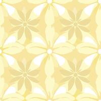 flower pattern in full bloom with a gold background vector