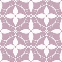 pattern of blooming leaves on a purple background vector